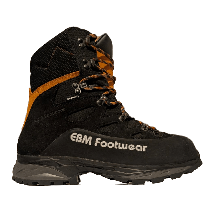 Vue de profil extérieur chaussure de randonnée EBM Footwear Federia