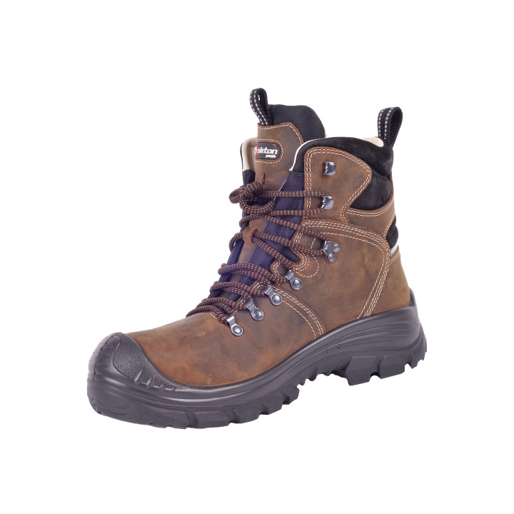 Profil de la botte Sixton Cervino : Maintien optimal de la cheville et laçage de précision pour les terrains escarpés.