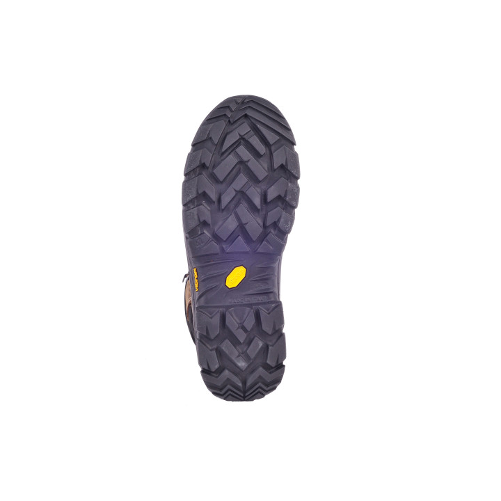Semelle Vibram® Icetrek : Adhérence extrême sur surfaces gelées et résistance à la chaleur jusqu'à 300°C (HRO).