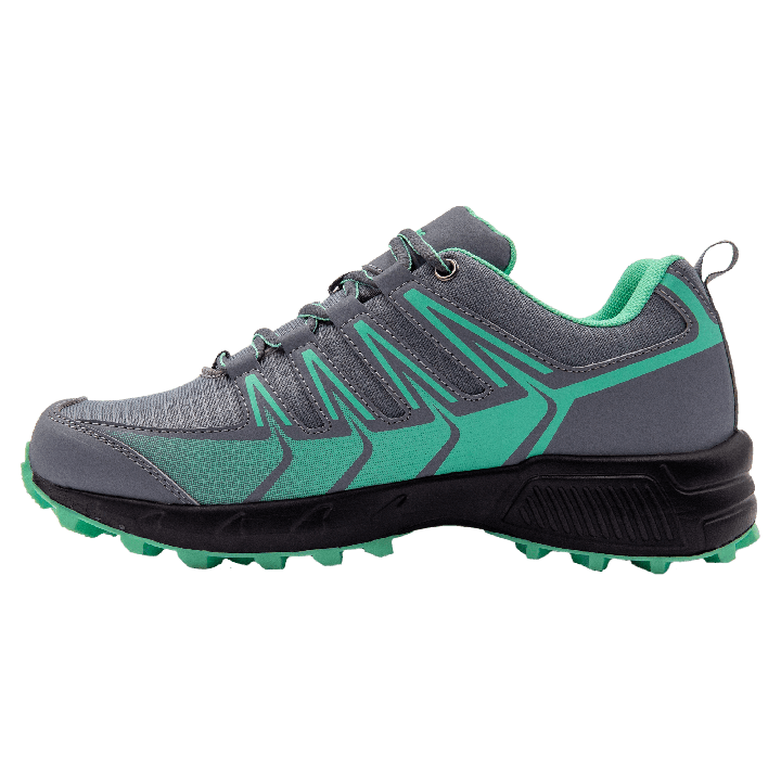 Chaussure de trekking respirante Ande New Tour Evo WP Gris Menthe - Vue de profil