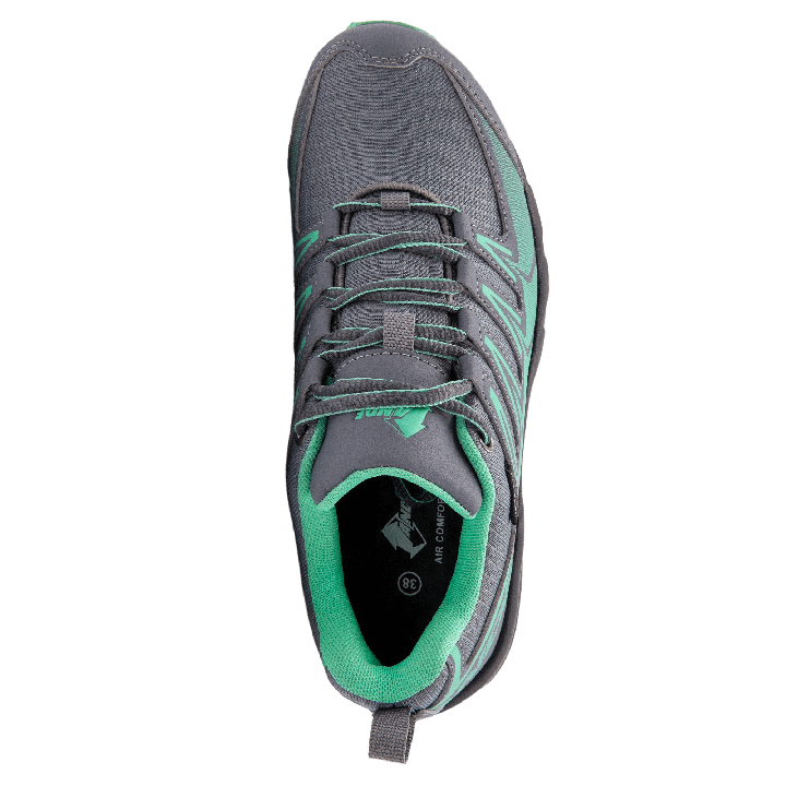 Chaussure de trekking respirante Ande New Tour Evo WP Gris Menthe - Vue du dessus