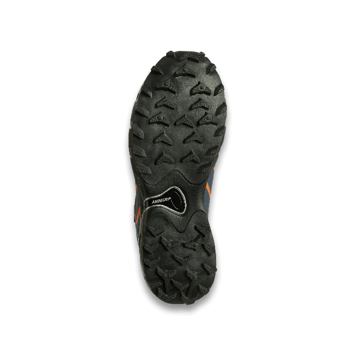 Semelle extérieure Ande Grip noire crampons 5mm - Ande New Tour Evo WP Bleu Orange
